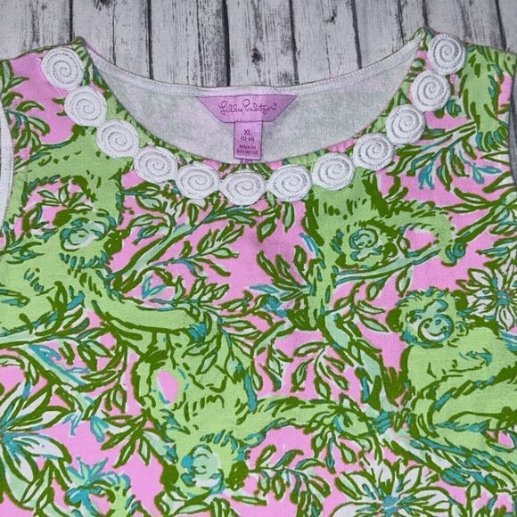 Lilly Pulitzer Little Lilly Classic Shift Dress Pop Up Chimply Chic - Picture 8 of 10